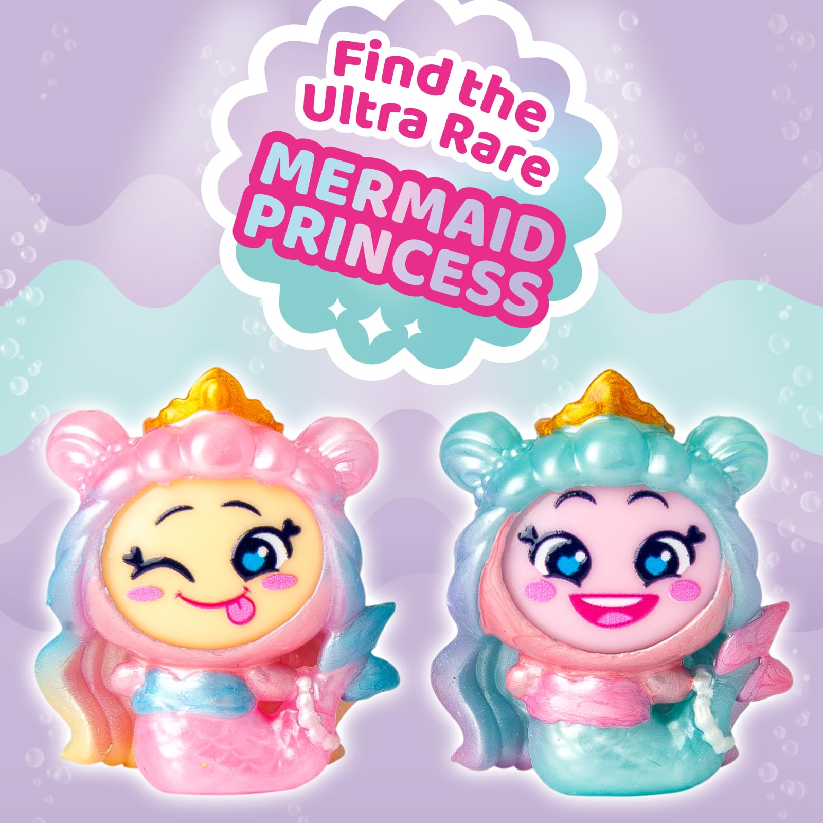 MOJI POPS Pearl Series - One Pack. Pudełko z 24 kopertami niespodzianek z figurkami kolekcjonerskimi z dwustronnymi buźkami. Każda koperta zawiera 1 niespodziankę Mojipop i 1 listę kontrolną