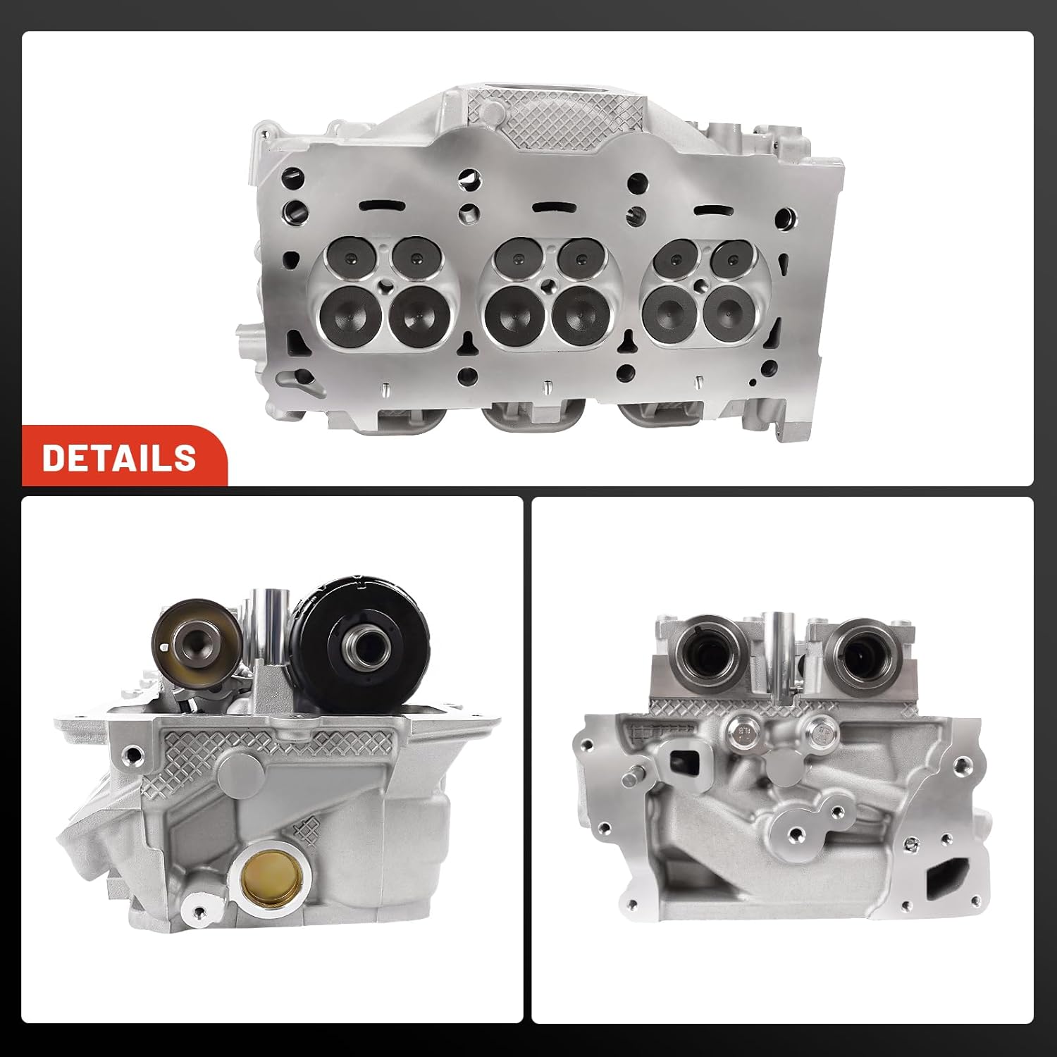 05184510AP Engine Cylinder Head Passenger Right Side Compatible with Dodge Chrysler Jeep 3.6L 2011-2016, Replace 05184510AJ 05184510AN, W/Camshaft Assembly