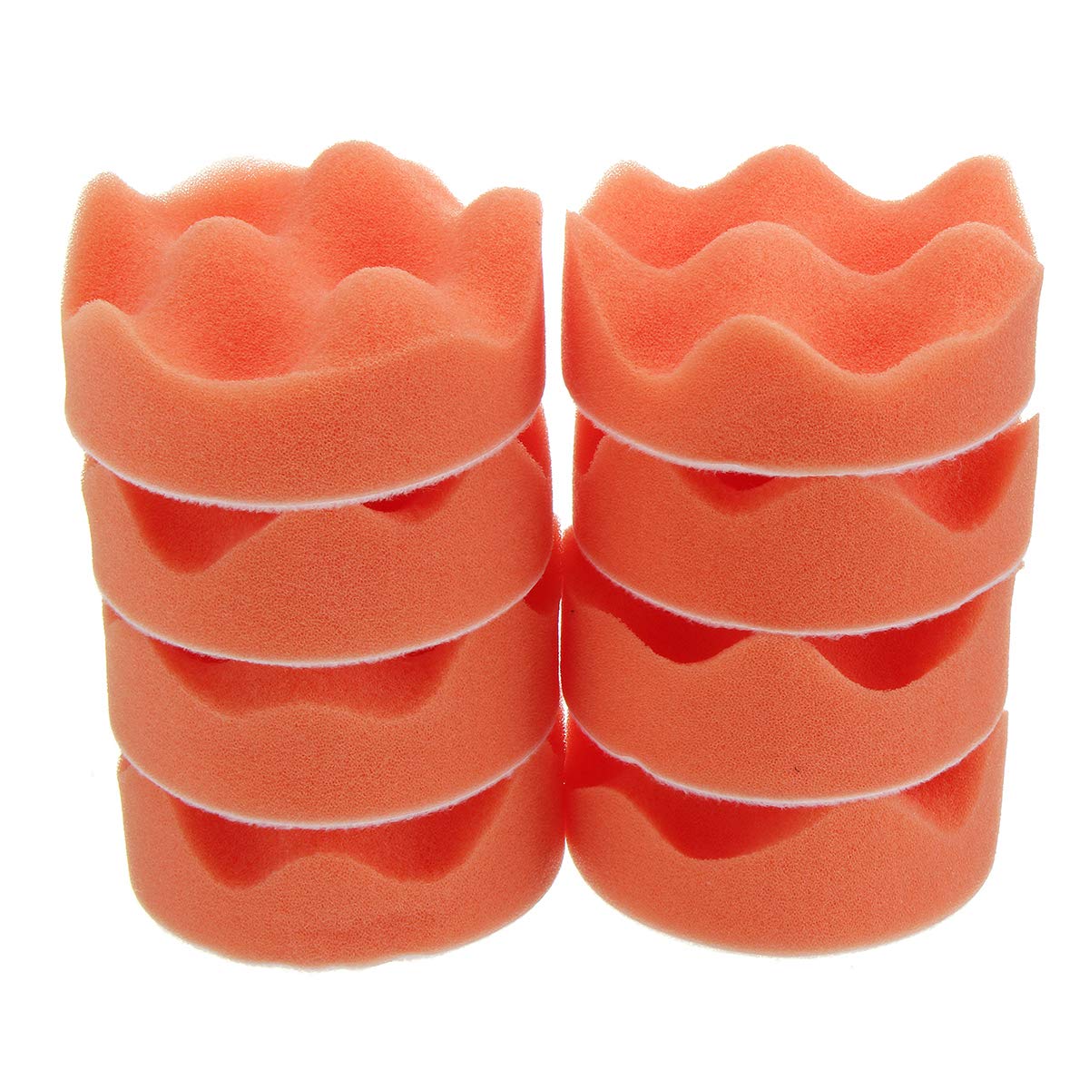 KingLan 28 sztuk 8 cm woskowanie bufing polerowanie gąbka zestaw zestaw polerskich podkładek polerskich