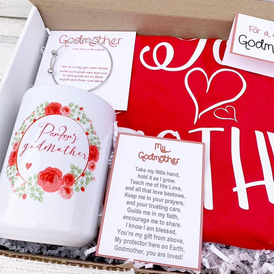 Godmother Gift - Personalized Godmother Box - Will you be My Godmother Box