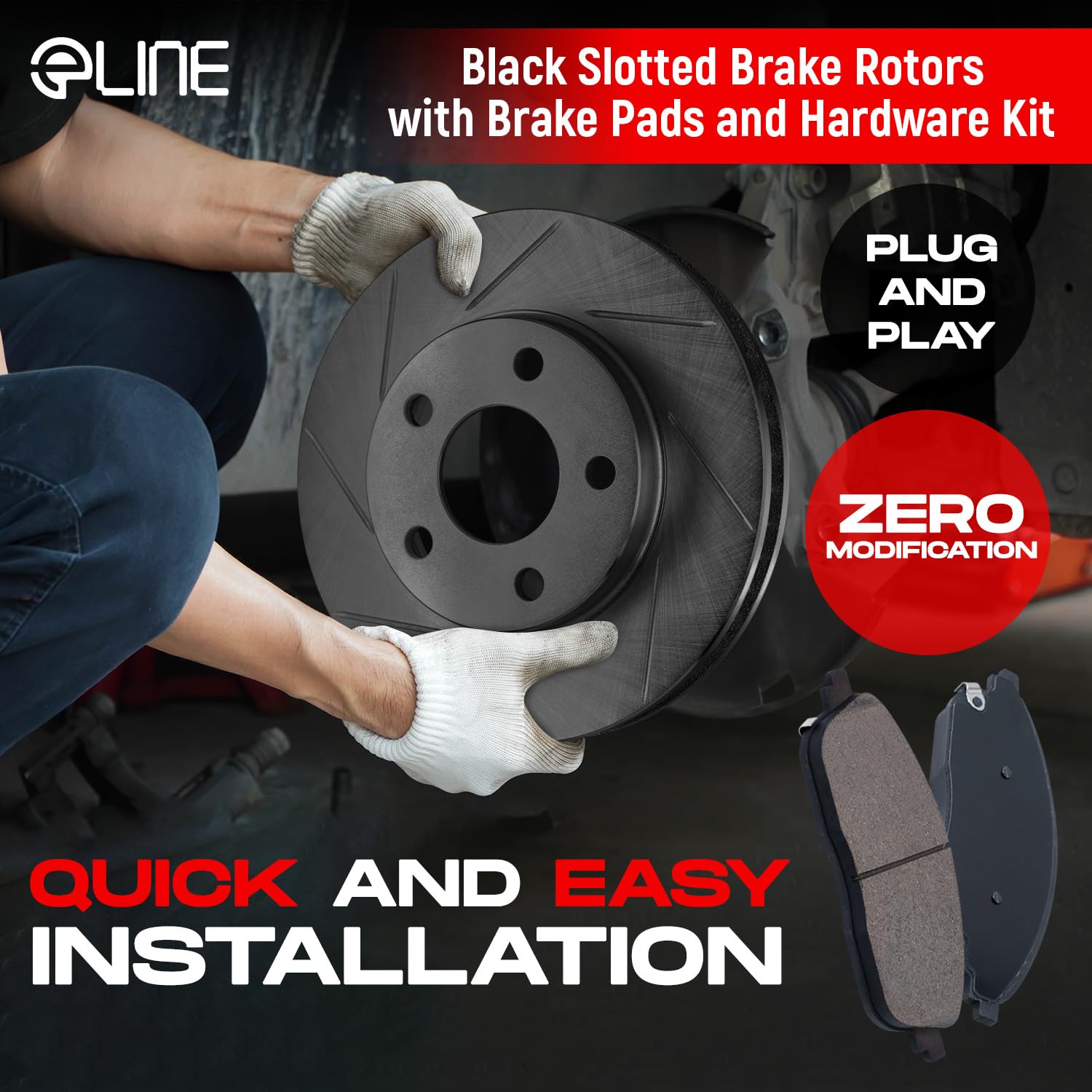 Aazon.co: R1 Concepts Front And Rear Brakes And Rotors| Front And