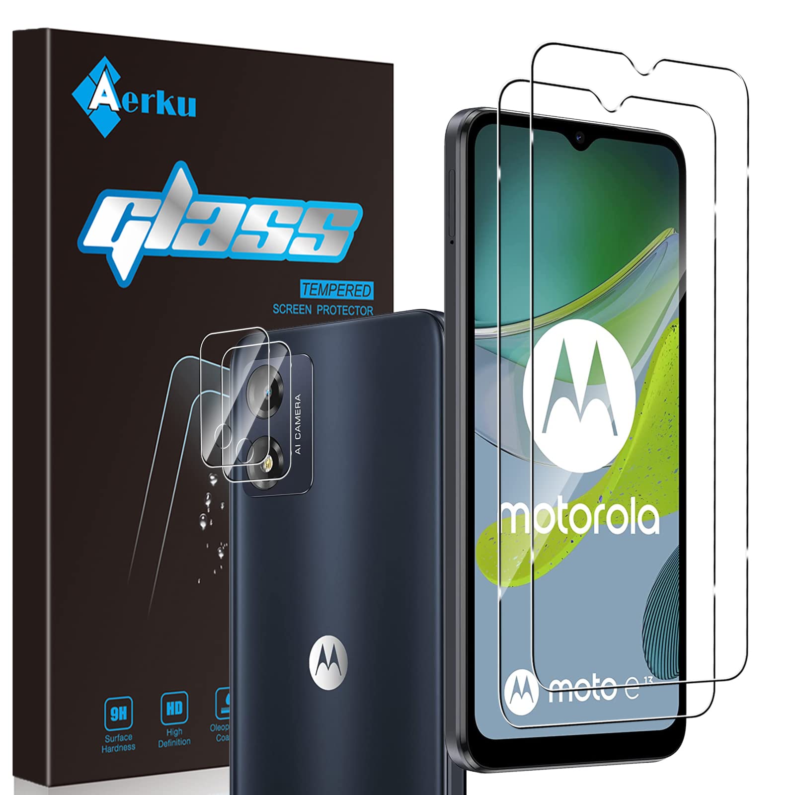 Custodia Motorola Moto E20 Custodia PIXFAB Per Motorola Moto E20, E30, E40 - Antiurto, Con Supporto E Vetro Temperato Custodia Motorola Moto E40 - Foto 3