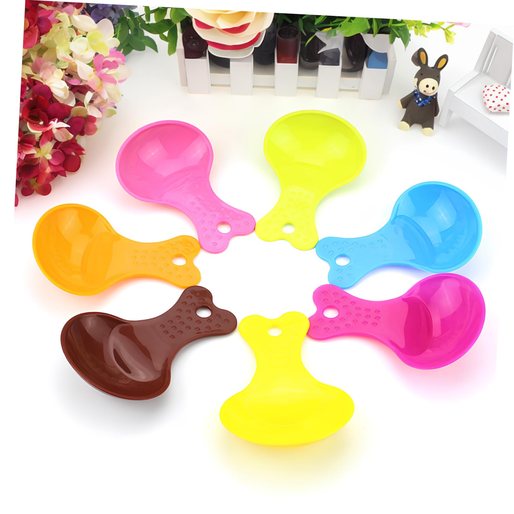 VANZACK 5sets Mangiatoia Per Con Alimentatore Per Pappagalli e Canarini Facile Installazione e Monitoraggio Alimentazione Scomparto Per