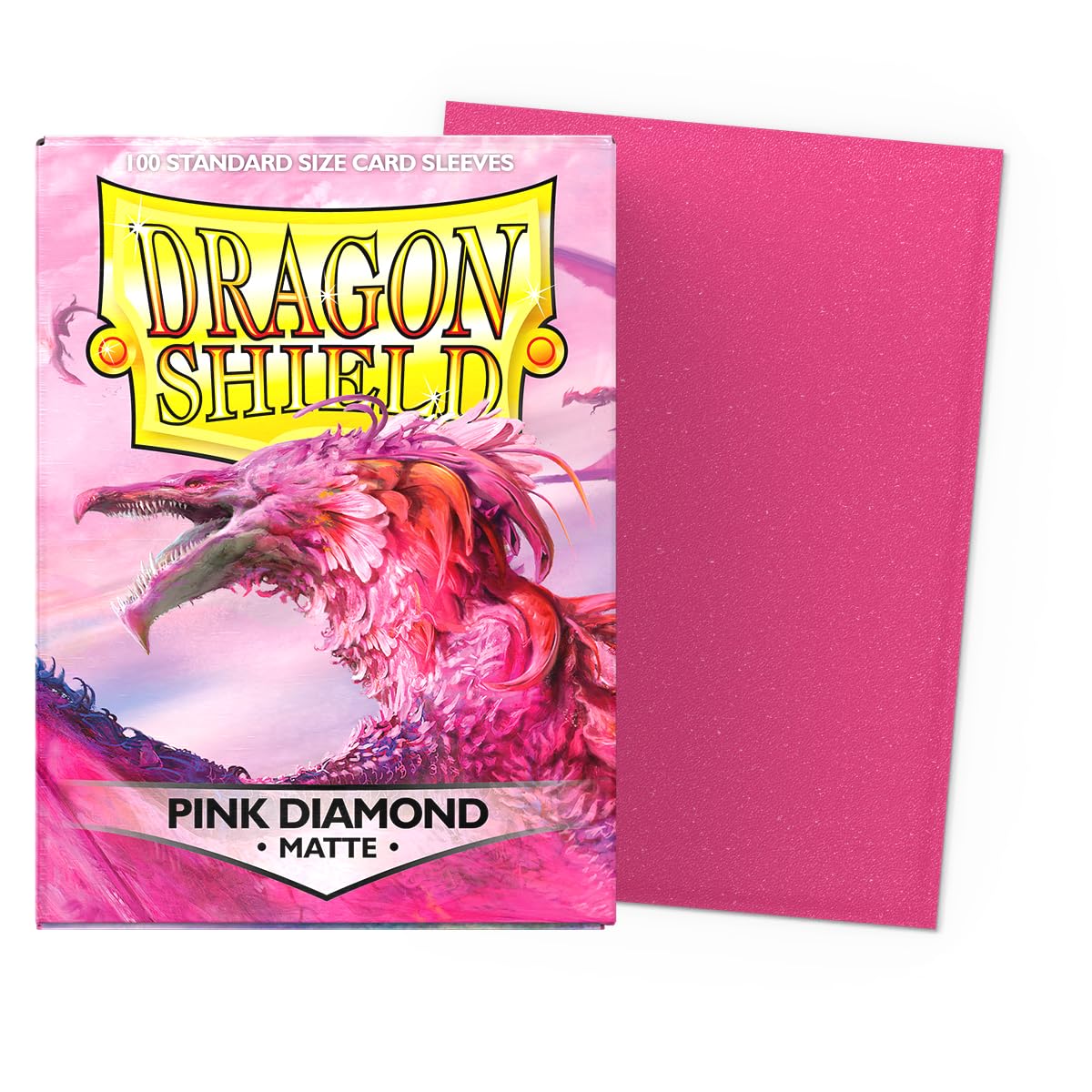 Arcane Tinmen Dragon Shield Sleeves Matte: Pink Diamond Sleeves (Box of 100), AT-11039