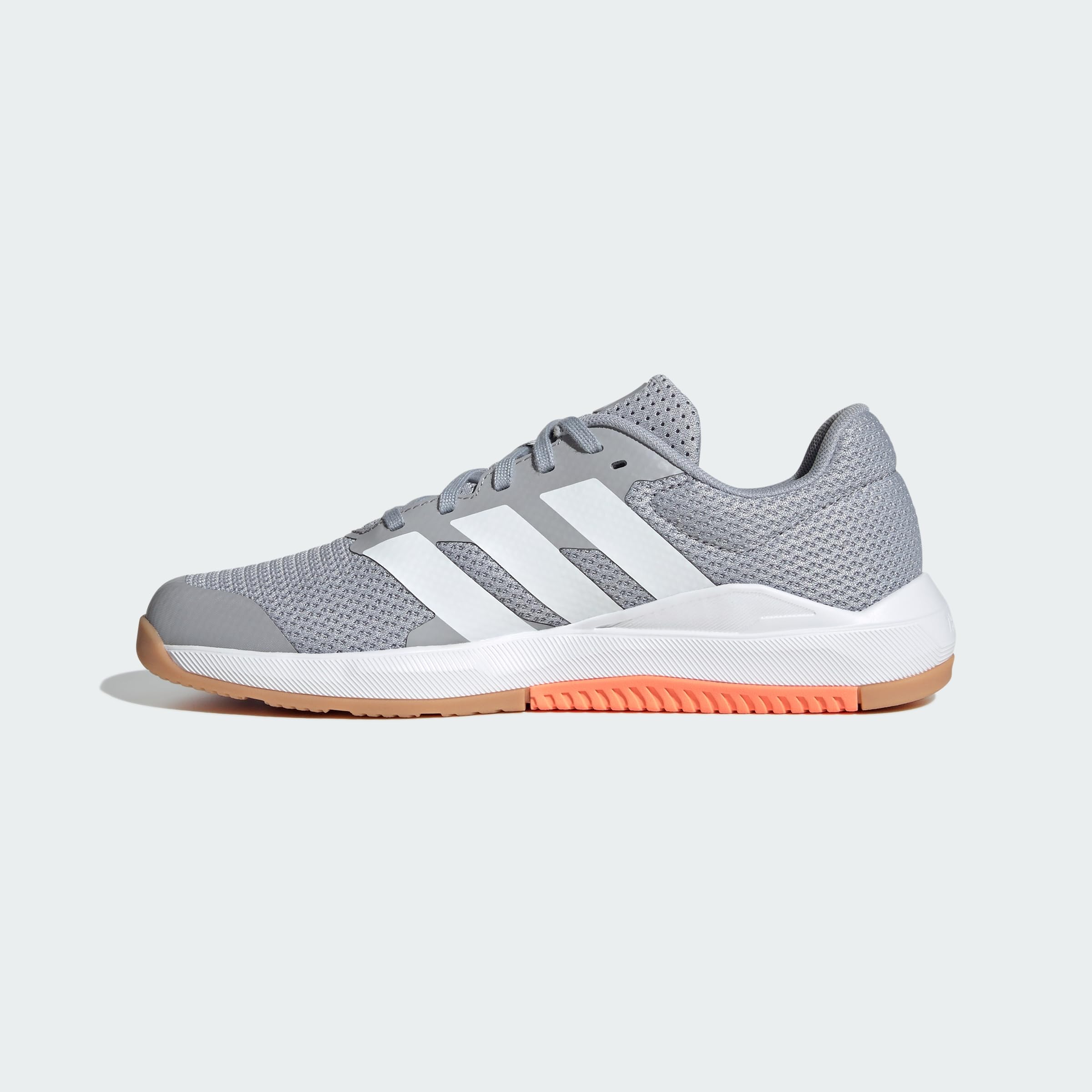 adidas Kobiety Dropset Base Training Shoes, halo silver/ftwr white/beam orange, 42 EU