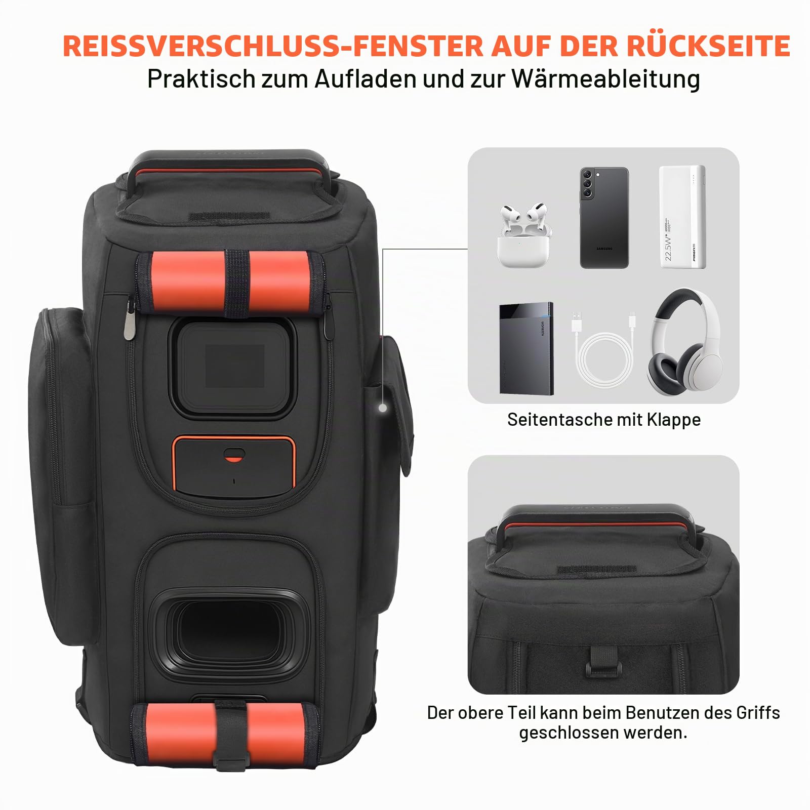 LEFOR·Z Lautsprechertasche kompatibel mit JBL PartyBox 120,Staubschutzhülle für tragbare Lautsprecher,Lautsprecherhülle passend für JBL PartyBox 120 für Reisen im Freien,nur Abdeckung