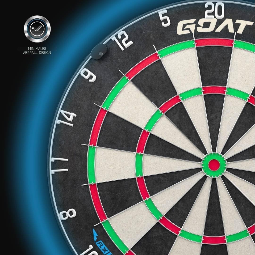 GOAT – Proscore Dartboard, Sisal, selbstheilend, minimale Abpraller