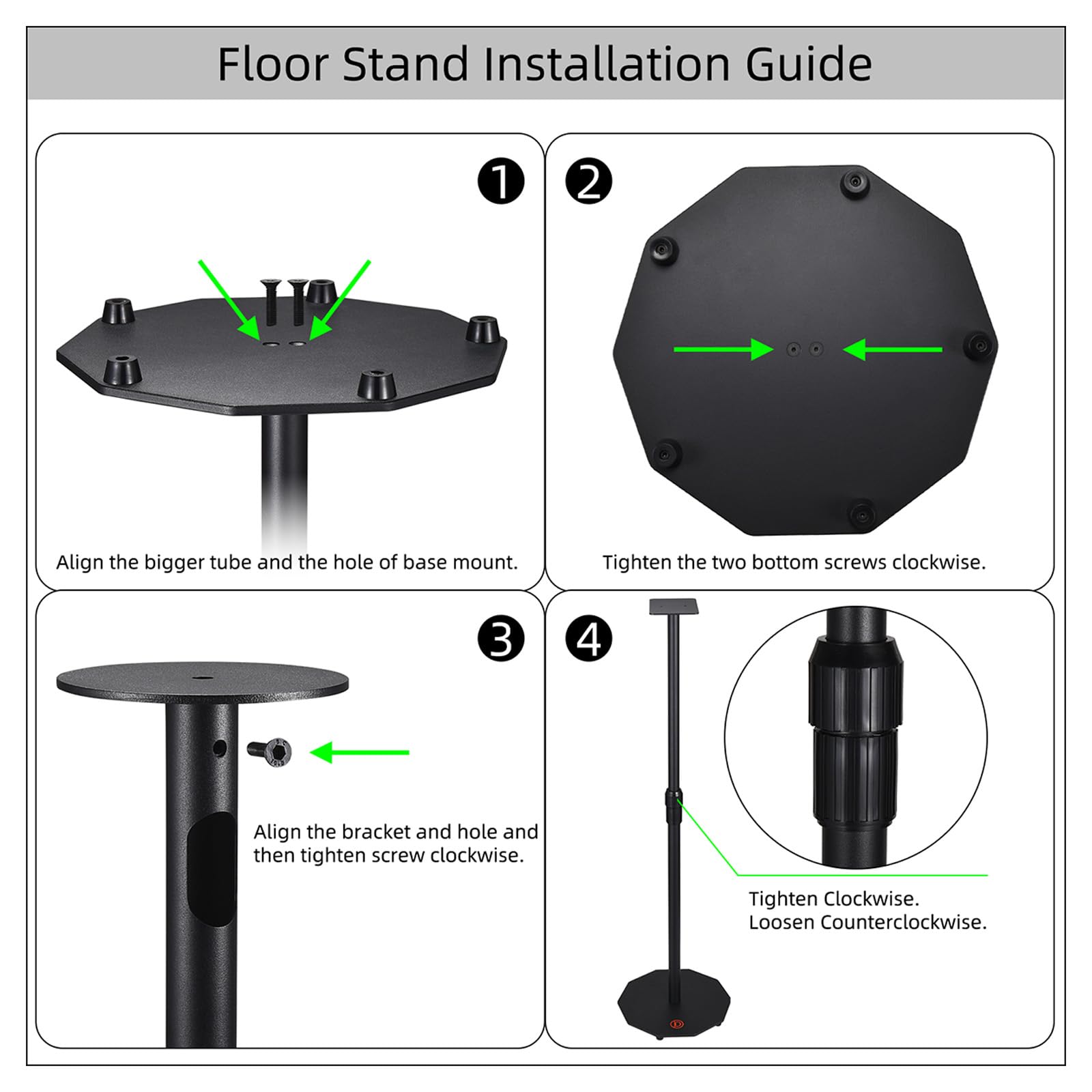 Supporto sicuro in acciaio al carbonio, supporto salvaspazio per accessori audio surround 300 100, accessori audio per la casa, supporto regolabile in altezza