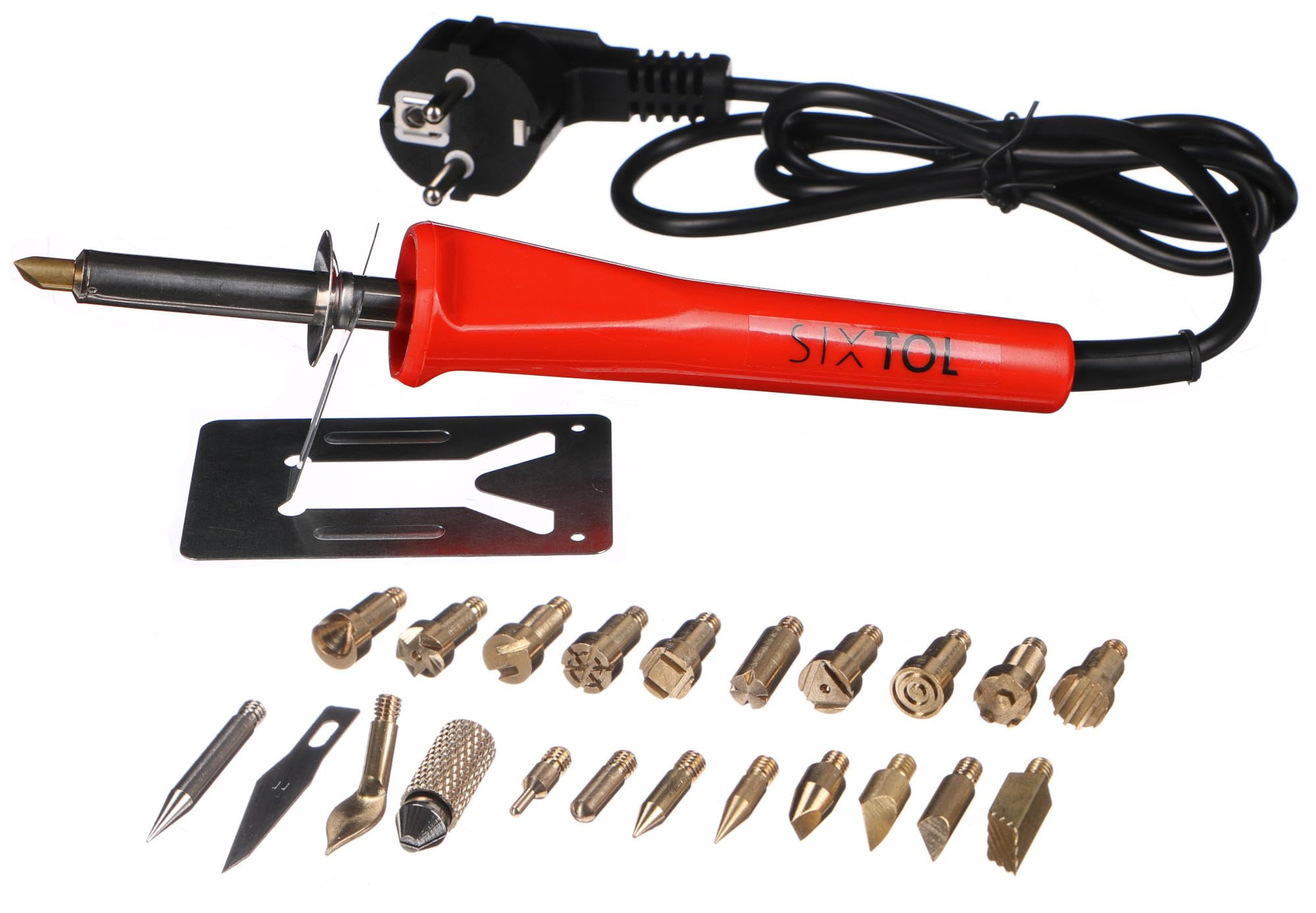 Kit fer à souder 220V 30W avec 21 pointes pour la combustion créative du bois