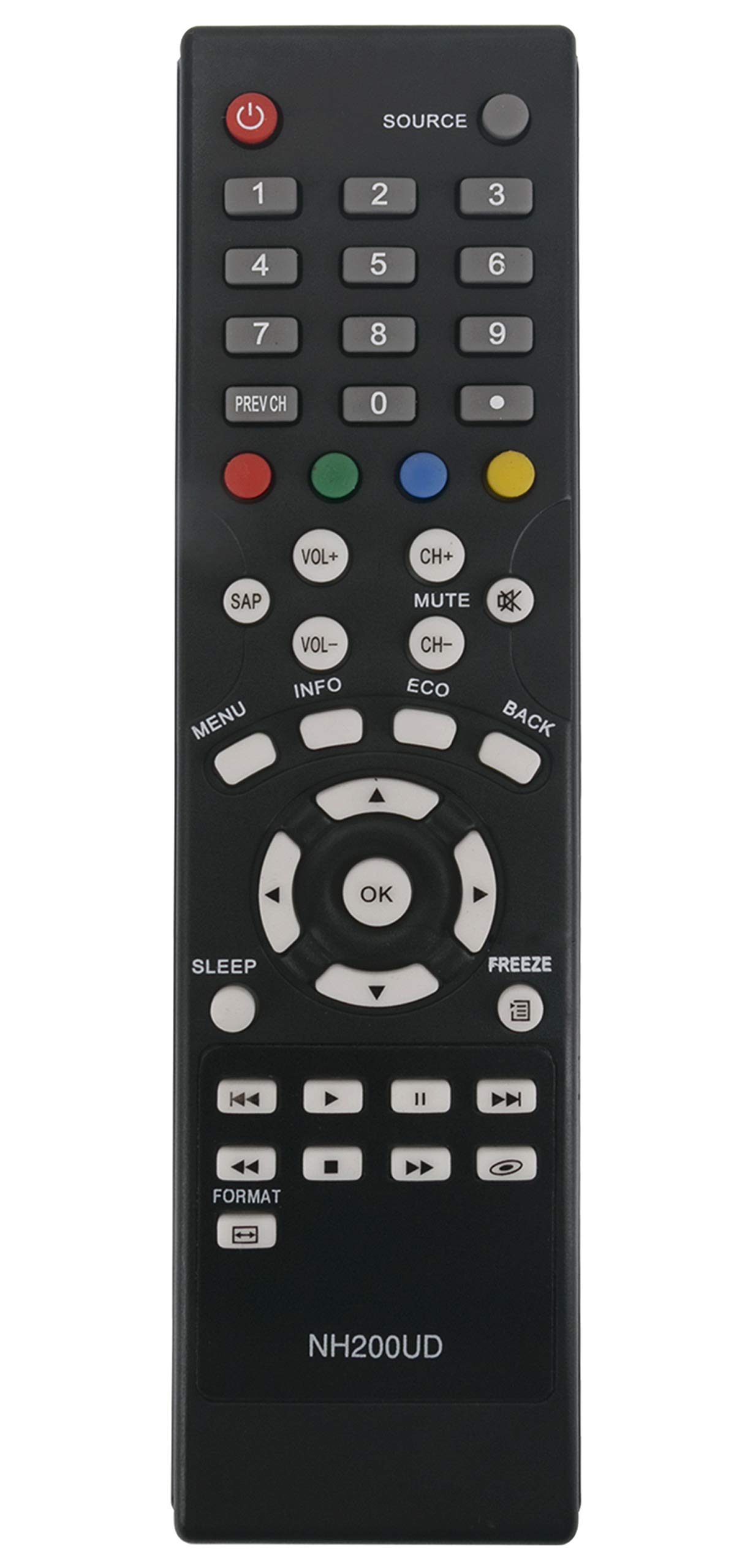 Amazon.com: New NH200UD Replaced Remote fit for Sylvania Emerson  