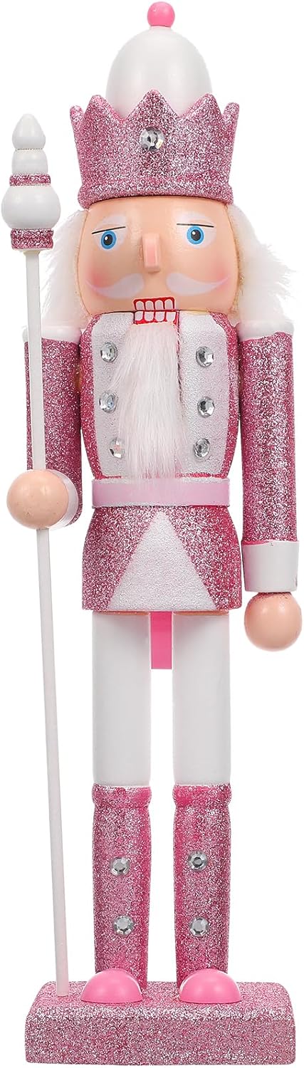 BESPORTBLE Thanksgiving Decorations Wooden Nutcracker Soldier Puppet Decor Ornaments Christmas Decoration Figures Nutcracker Soldier Figure Decor for Shelves and Tables