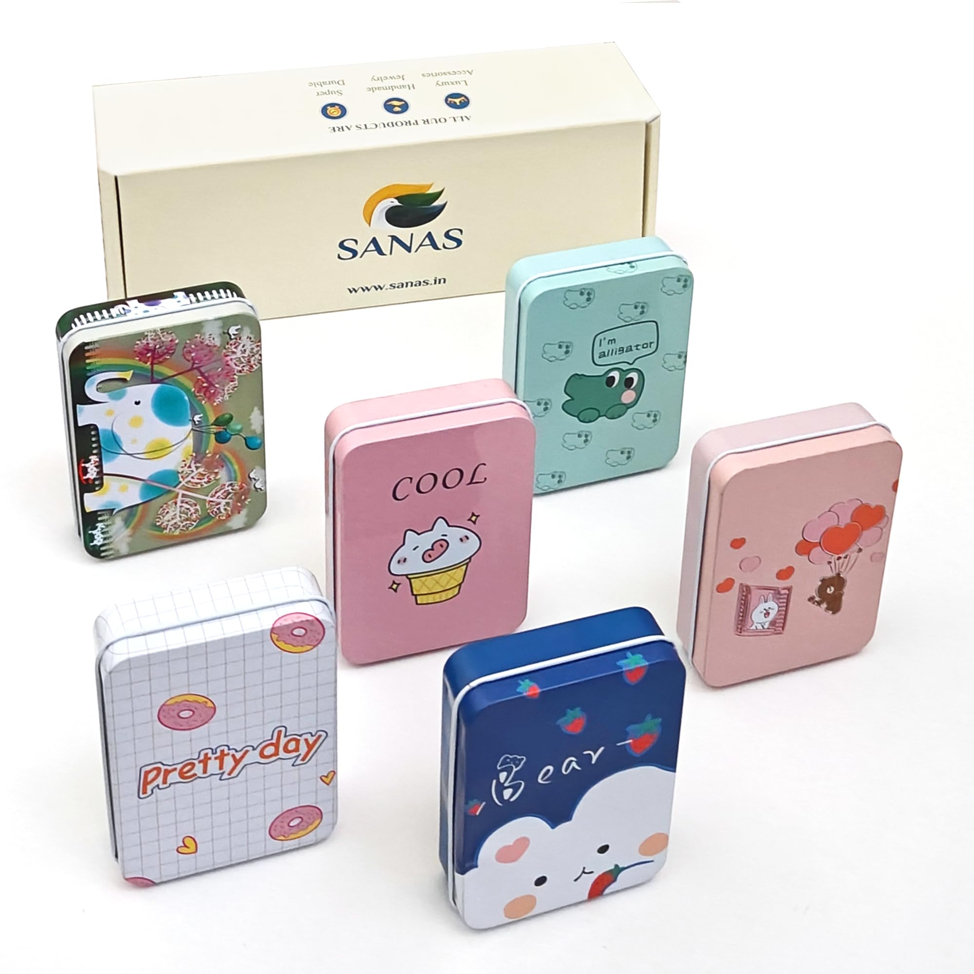 Sanas 6Pc Unicorn Gift Box Small Storage Container For Kids Birthday Aluminum Boxes Multipurpose Tin Box l Rectangular (B0B6JMCH2V) Amazon Price History, Amazon Price Tracker