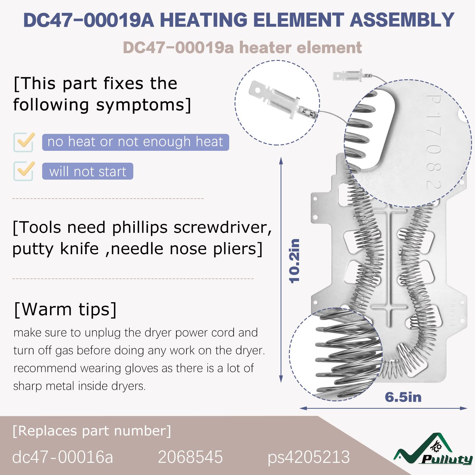 DV45H7000EW/A2 DV45H7200EW/A2 DVE45N5300V/A3 DVE45R6100C/A3 DVE45R6100W/A3 DVE45T3200W/A3 DVE45T3400V/A3 DVE4E45T3400V/A3 DVE4E45T3400V/A3 DVE4E45T3400V/A3 DVE4E4E45T600 Elemento calefactor para