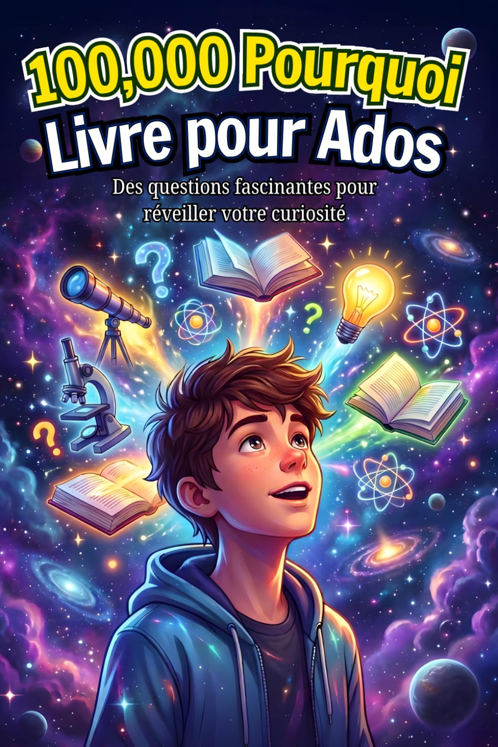 100,000 Pourquoi - Livre pour Ados: Des questions fascinantes pour éveiller ta curiosité — Des réponses brillantes et tout ce que tu dois savoir sur le monde.