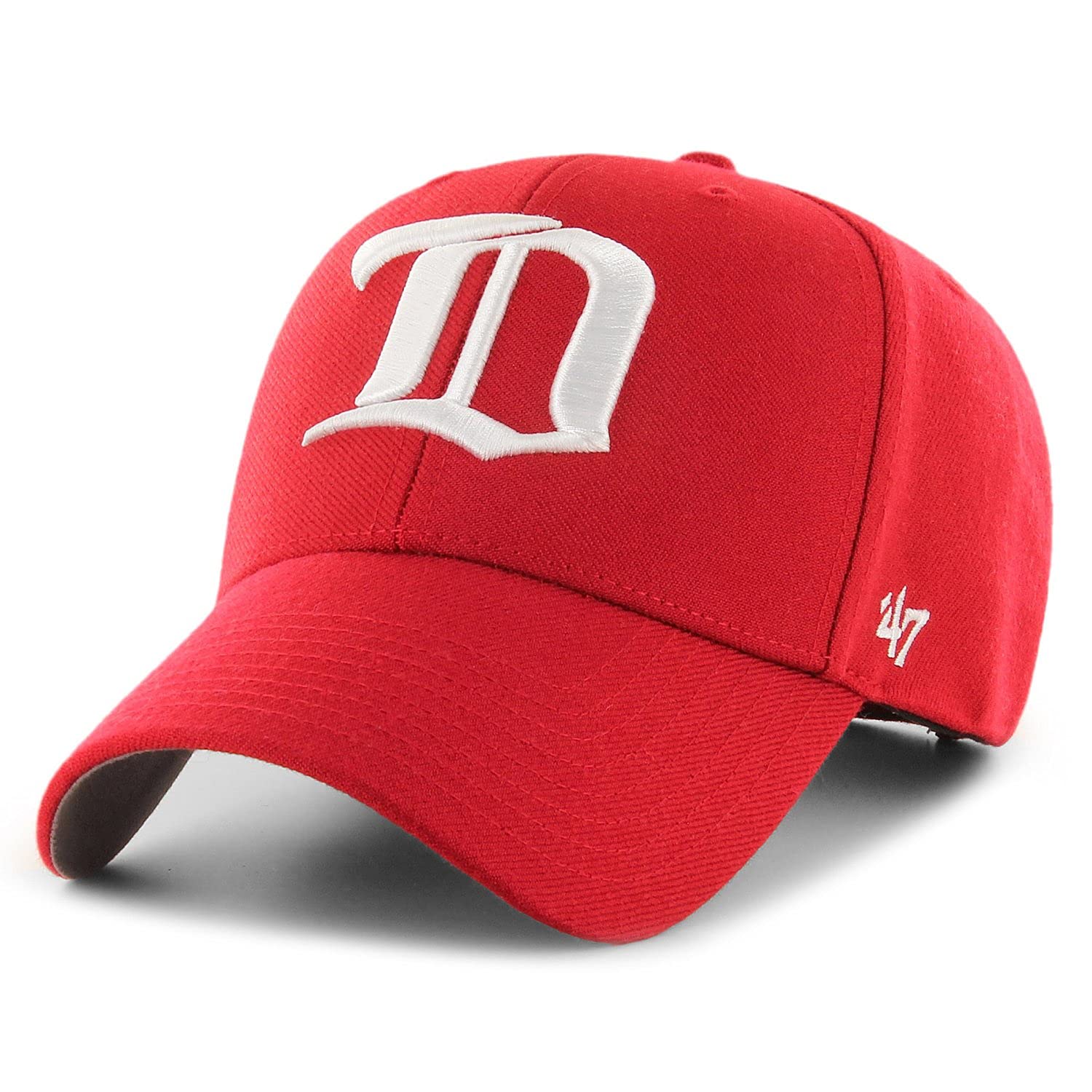 '47 Detroit Red Wings 1926 Vintage Hockey MVP Adjustable NHL Cap Red