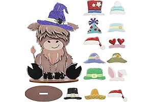 Highlands Cow Farmhouse Tiered Tray Decor Set