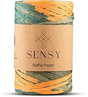 Vista 11 de Sensy Premium - Papel de rafia, 438 yardas, cinta de papel (late)
