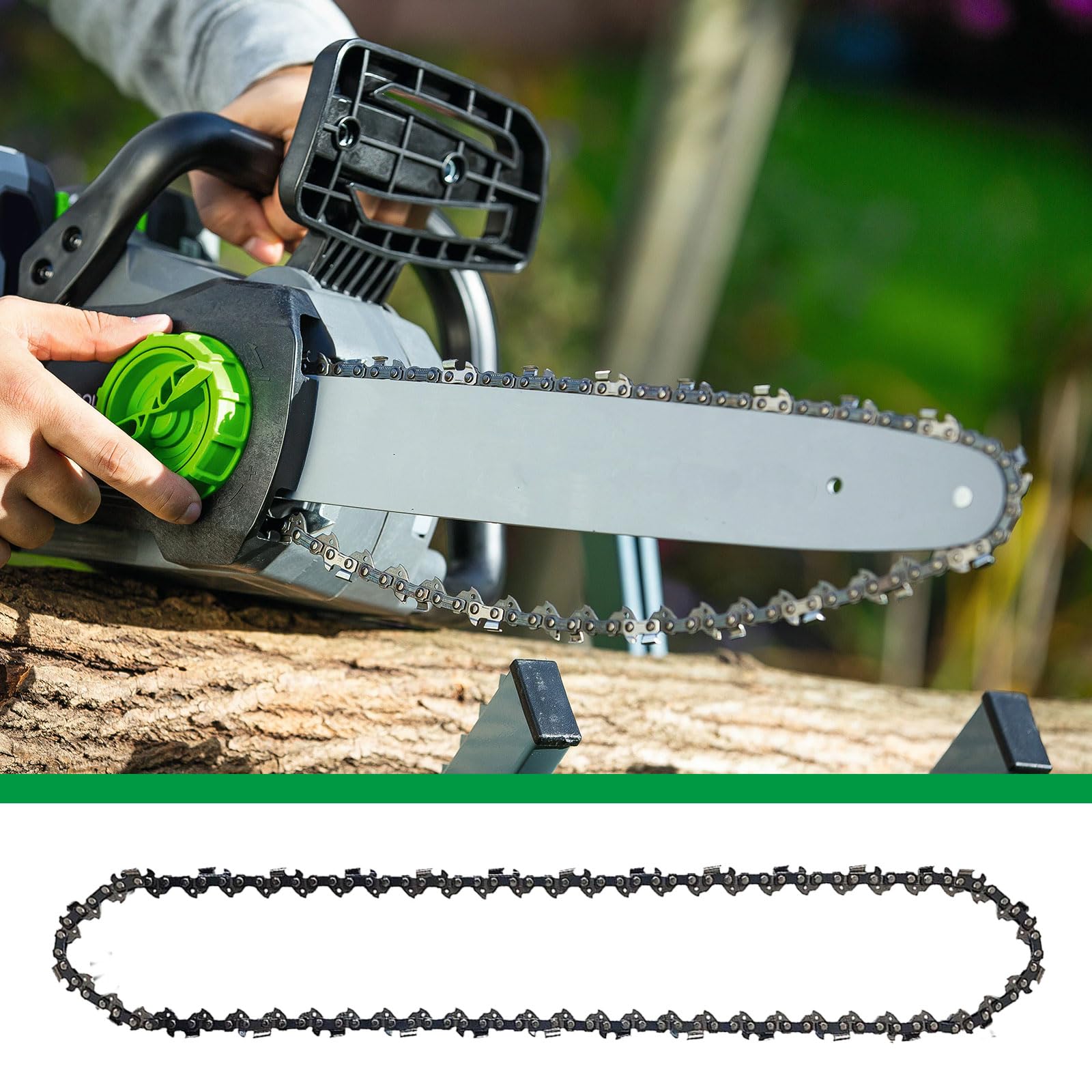 Kibani ketting 45 cm / 18 inch per 2 - Losse ketting voor de kettingzaag - set