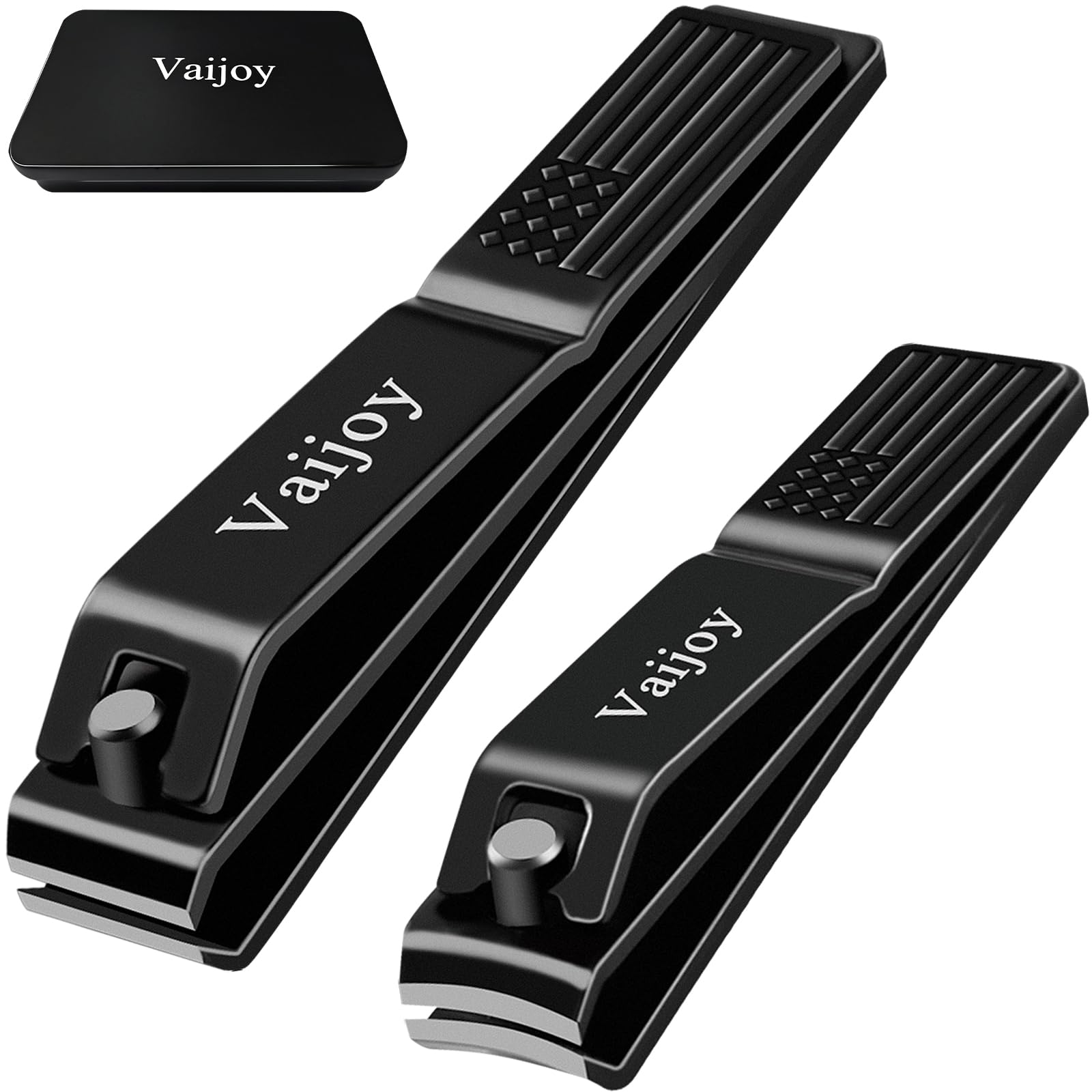 Nail Clippers Set with Fingernail Toenail Clipper Cutters Stainless Steel Sharp Sturdy Trimmer Set for Men Women with