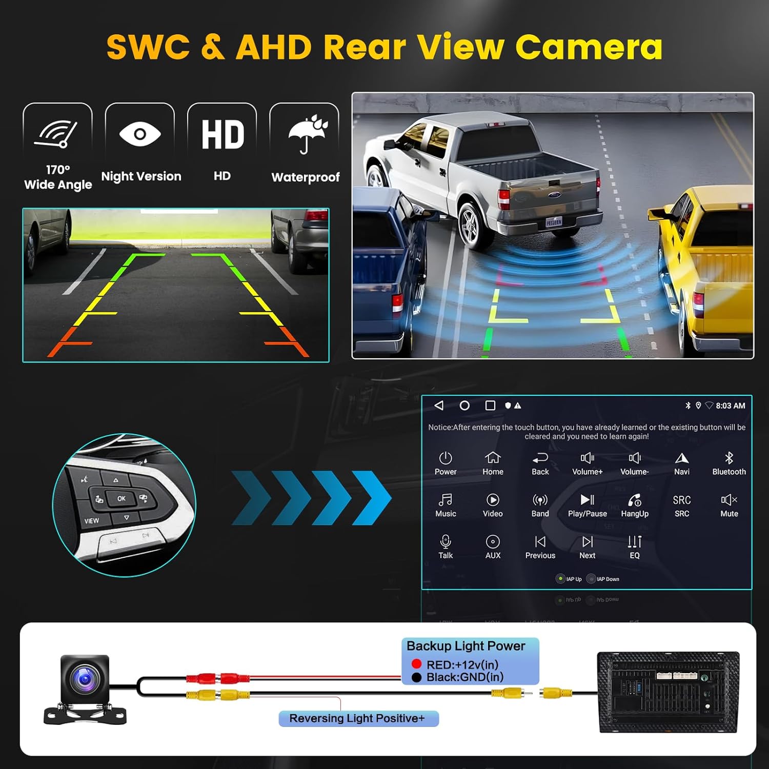 [4Core 64G] Android 15 Car Stereo for KIA Magentis/Optima 2005 2006 2007, Hikity 9" Touchscreen Magentis Radio Wireless Carplay Android Auto Mirror Link Bluetooth/5G WiFi FM/EQ SWC GPS Backup Cam+MIC