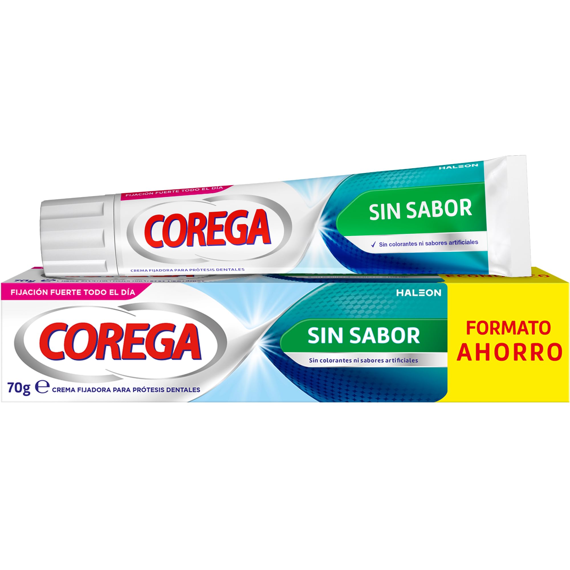 COREGA Ekstra mocny krem smak bez kleju, zamiennik zębów 75 ml