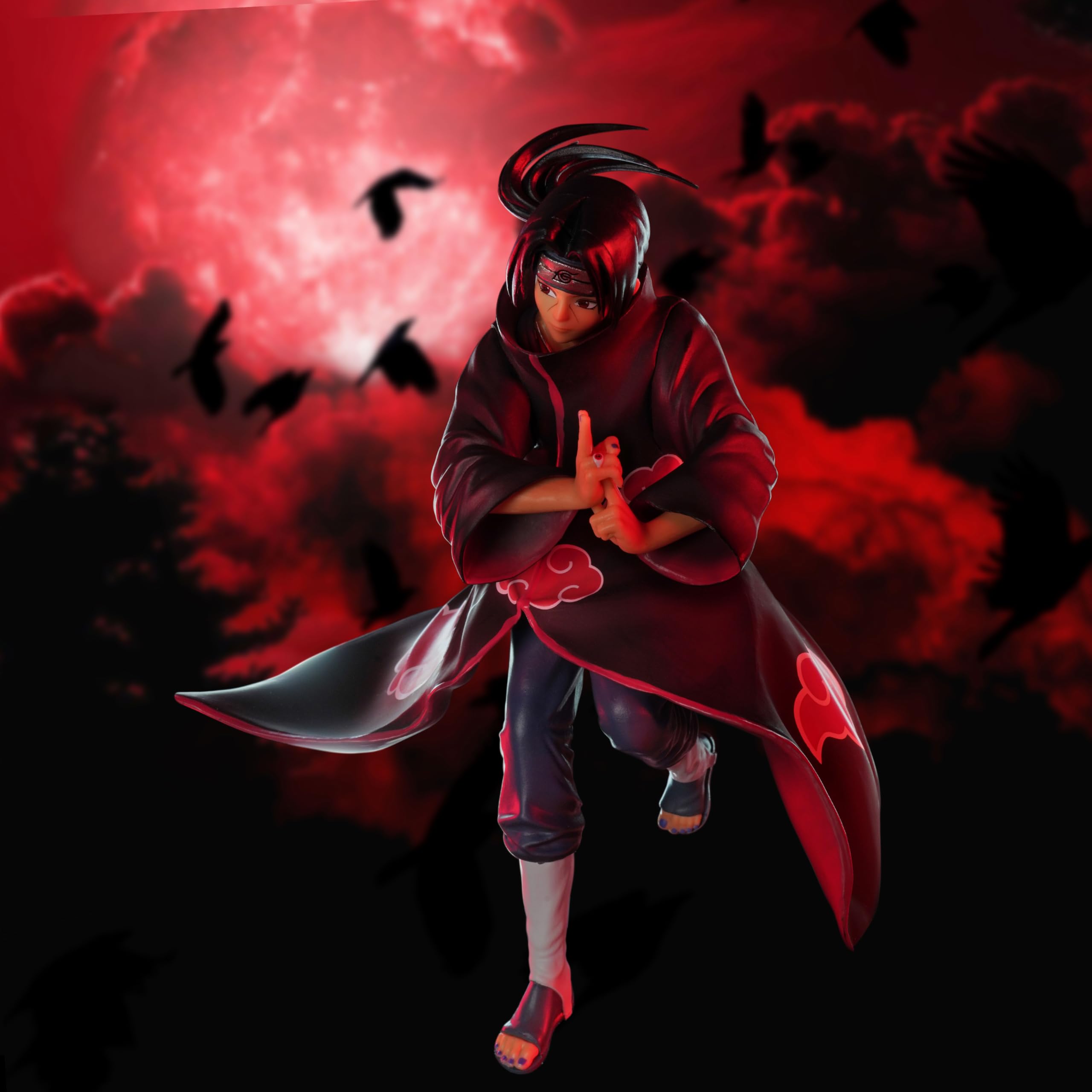 ABYSTYLE Studio Naruto Shippuden Itachi Uchiha SFC Collectible PVC Figure 7.1" Tall Anime Manga Statue Home Room Office Decor Great for Gift and Fans - Image 2
