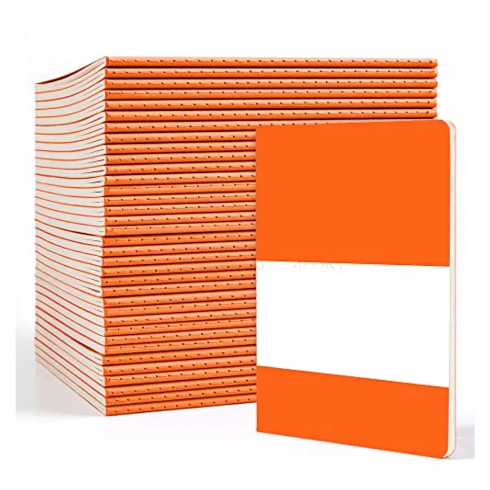 36er-Pack Softcover-Tagebuch, liniert, blanko, for Reisen, for Damen und Herren, Notizbücher, College-Notizbücher, liniert for die Arbeit, Notizen machen(36 Orange)