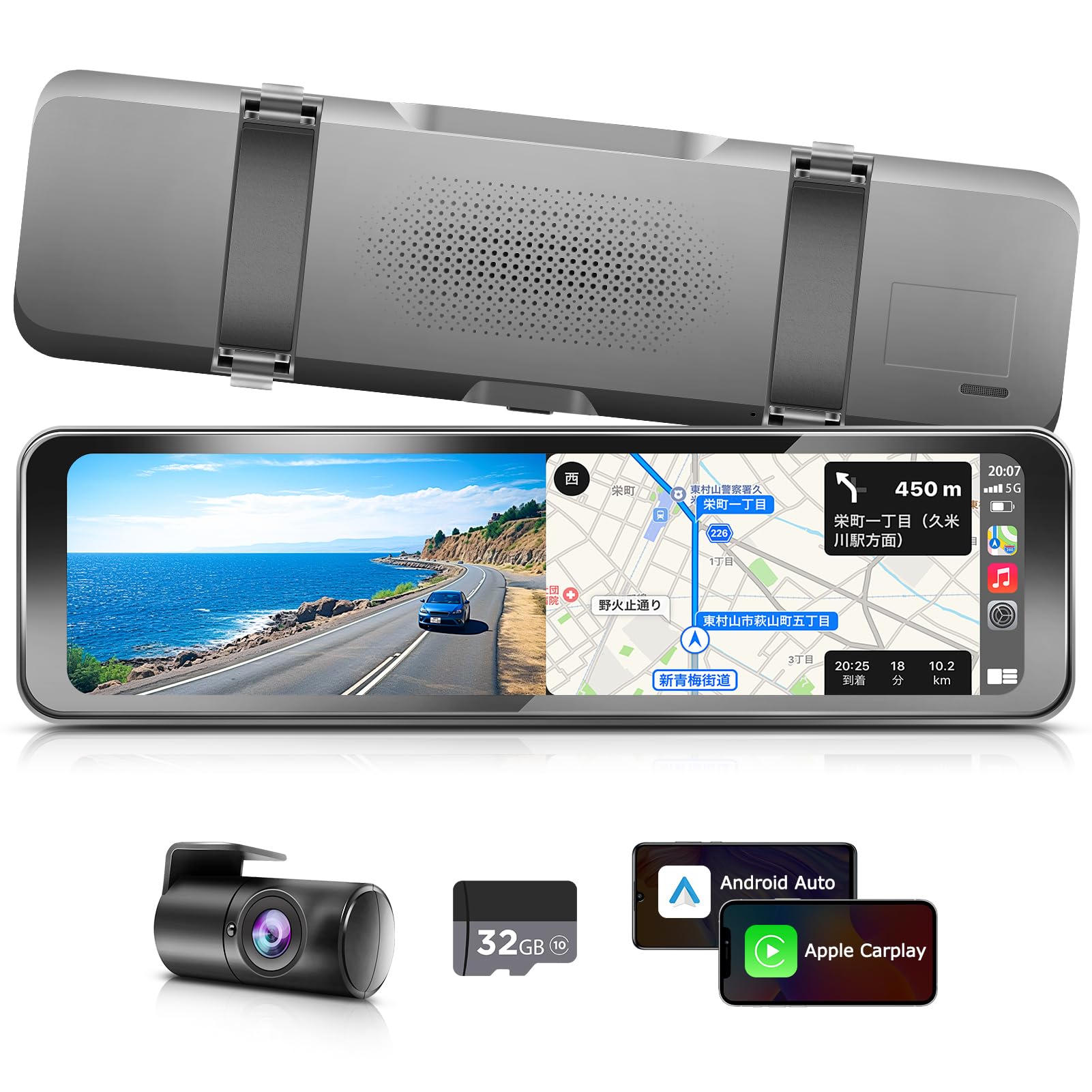 Amazon.co.jp: PORMIDOAUTO Pormid 【Wireless CarPlay/Android Auto 