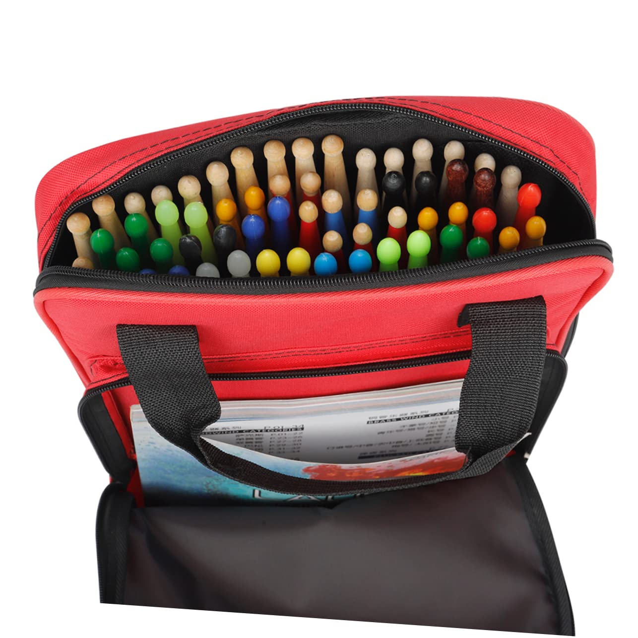 Mikinona Borsa per Bacchette di Capacità Custodia per Bacchette Accessorio per Batteria Leggera e Facile da Trasportare