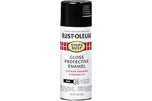 Rust-Oleum Gloss Black Spray Paint: Elevate Your Surfaces with a Rich, Protective Finish