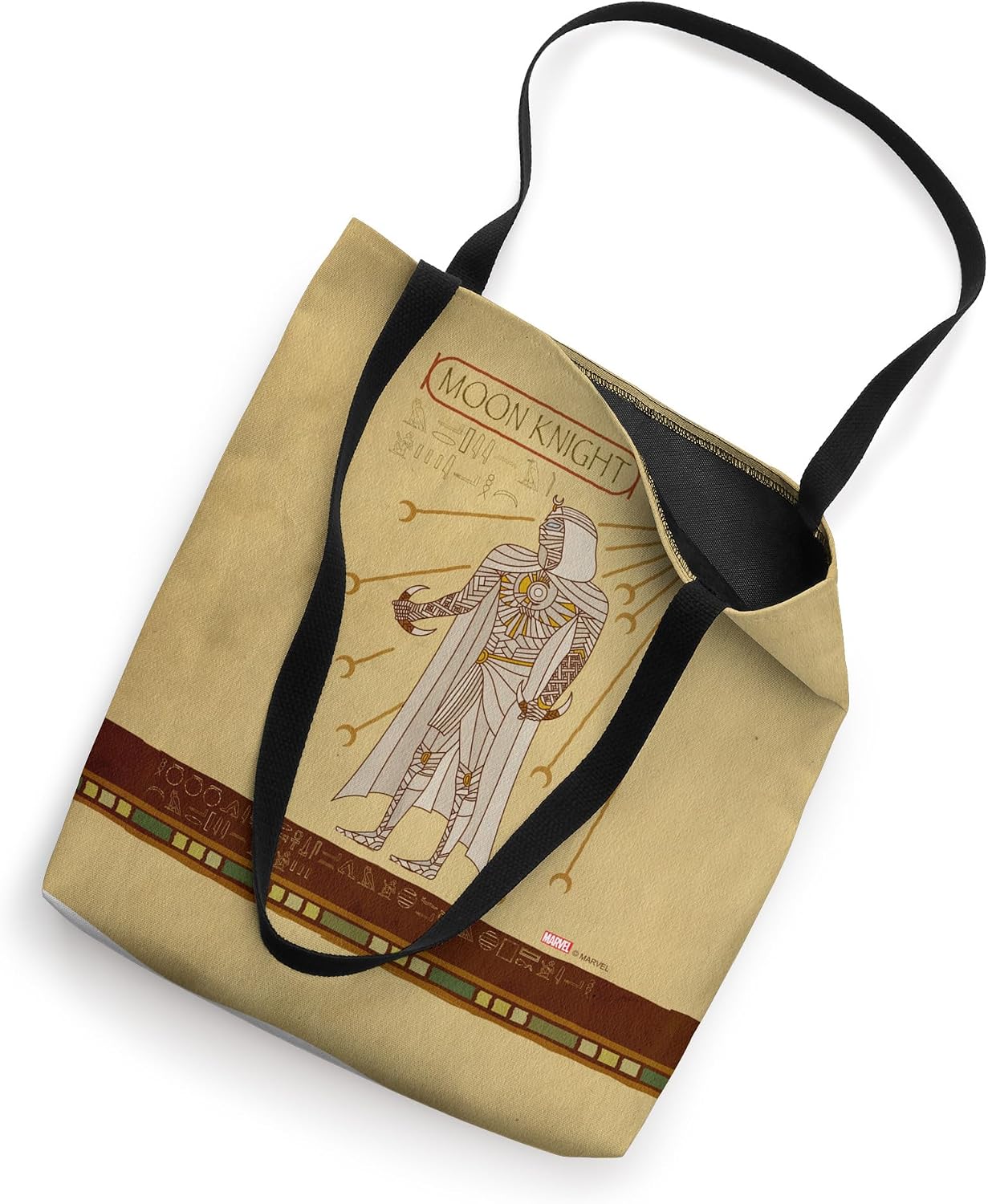 Marvel Moon Knight Egyptian Hieroglyphs Tote Bag