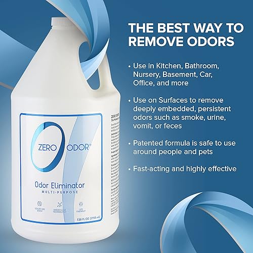 Miniatura 40 de Zero Odor Eliminador de olores multiusos - Olor de aire y superficie - Tecnología patentada para baño, cocina, tela, armario, huele muy bien