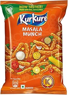 Kurkure Namkeen - Masala Munch, 103.6g/94g (Weight may vary)