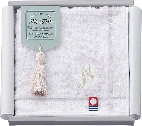 Amazon Co Jp イニシャル 今治タオル タオルハンカチ ギフト 25cm 刺繍入り N 日本製 母の日 プレゼント プチギフト 誕生日 贈り物 新生活 内祝い ハンカチタオル おしゃれ かわいい レディース 女性 日本製 Tf3080n 服 ファッション小物