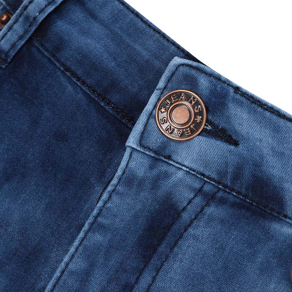 Jeans Herren hoch Schlaghosen ausgestellt Jeanshose Schlaghose mit großem Schlag Used Dunkelblaue ausgestellte Jeanshose Hose mit weitem Bein hip hop Felsen Hose