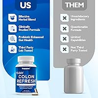 Vista 6 de Happee Limpiador de colon y desintoxicación para pérdida de peso y apoyo GLP-1 - Pastillas de limpieza de colon de 15 días y probióticos de apoyo