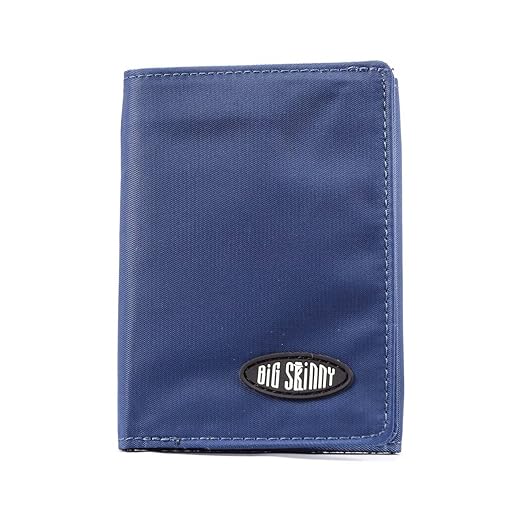 Big Skinny Carteira masculina fina com três dobras, comporta até 25 cartões