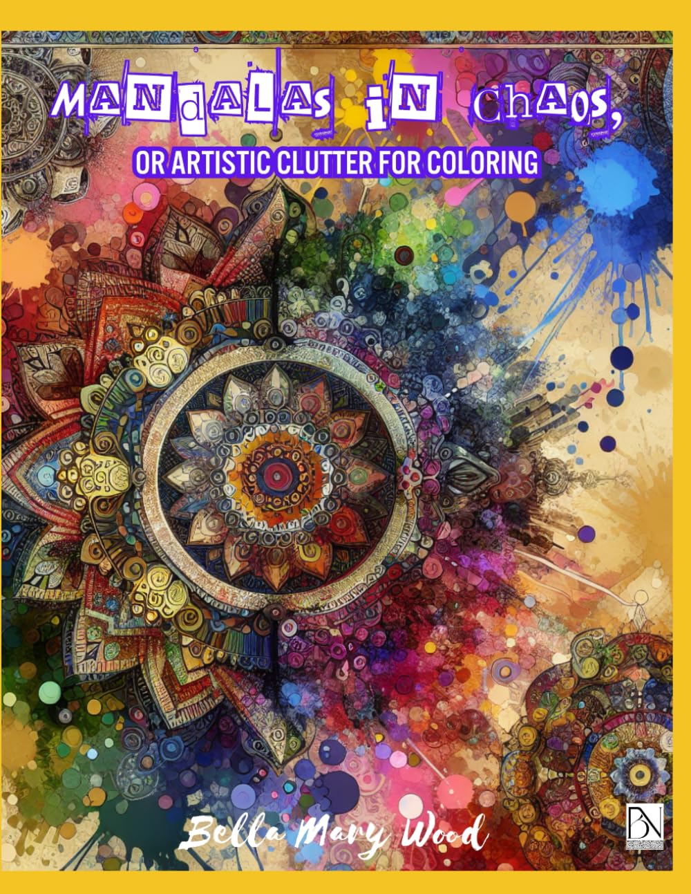 Mandalas in Chaos, or Artistic Clutter for Coloring: disorder coloring book