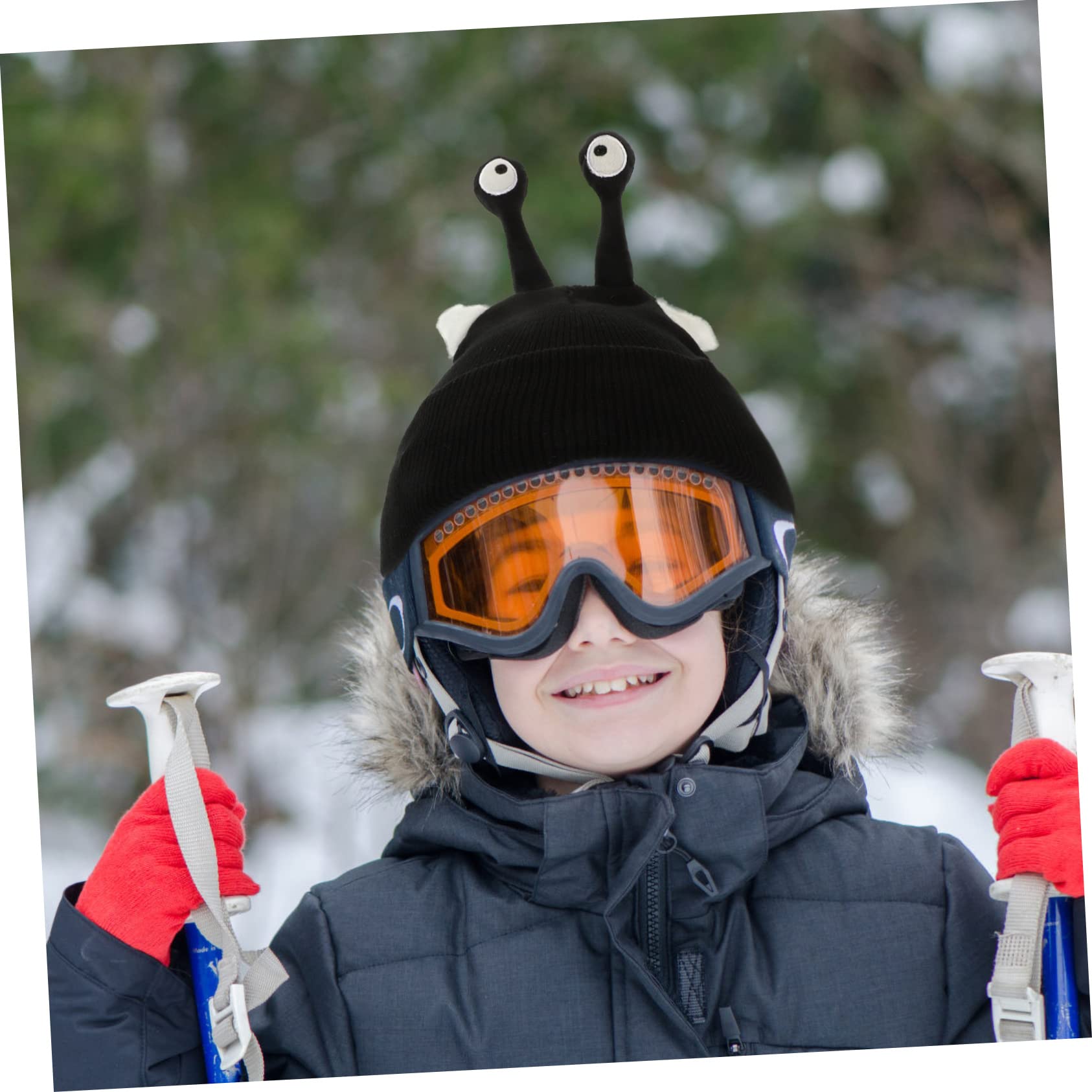Abaodam Housse de Casque Ski Adulte Enfants Hommes Accessoires Fournitures de Sports de Neige Protecteur de Casque décoratif Housse de Protection Casque Fil