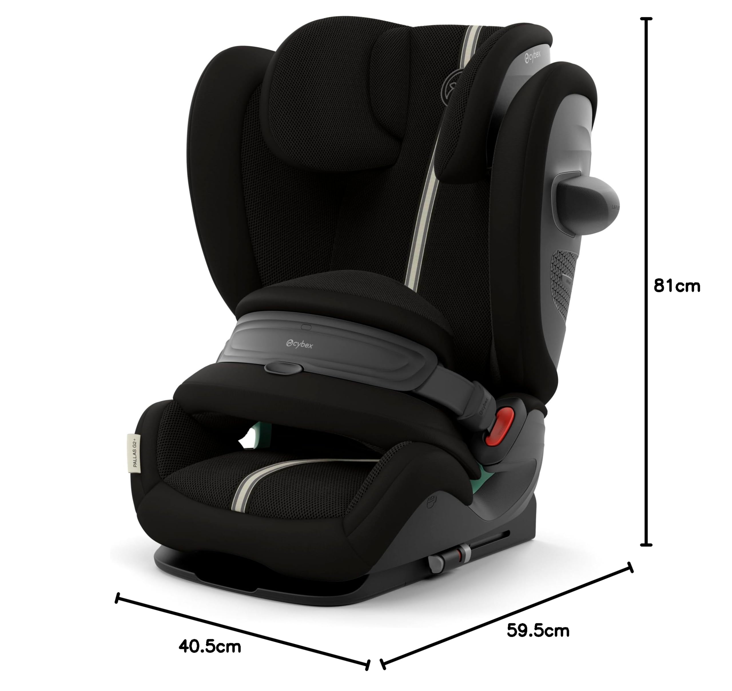 Cybex Pallas G2 Plus/księżyc czarno-czarny PU1