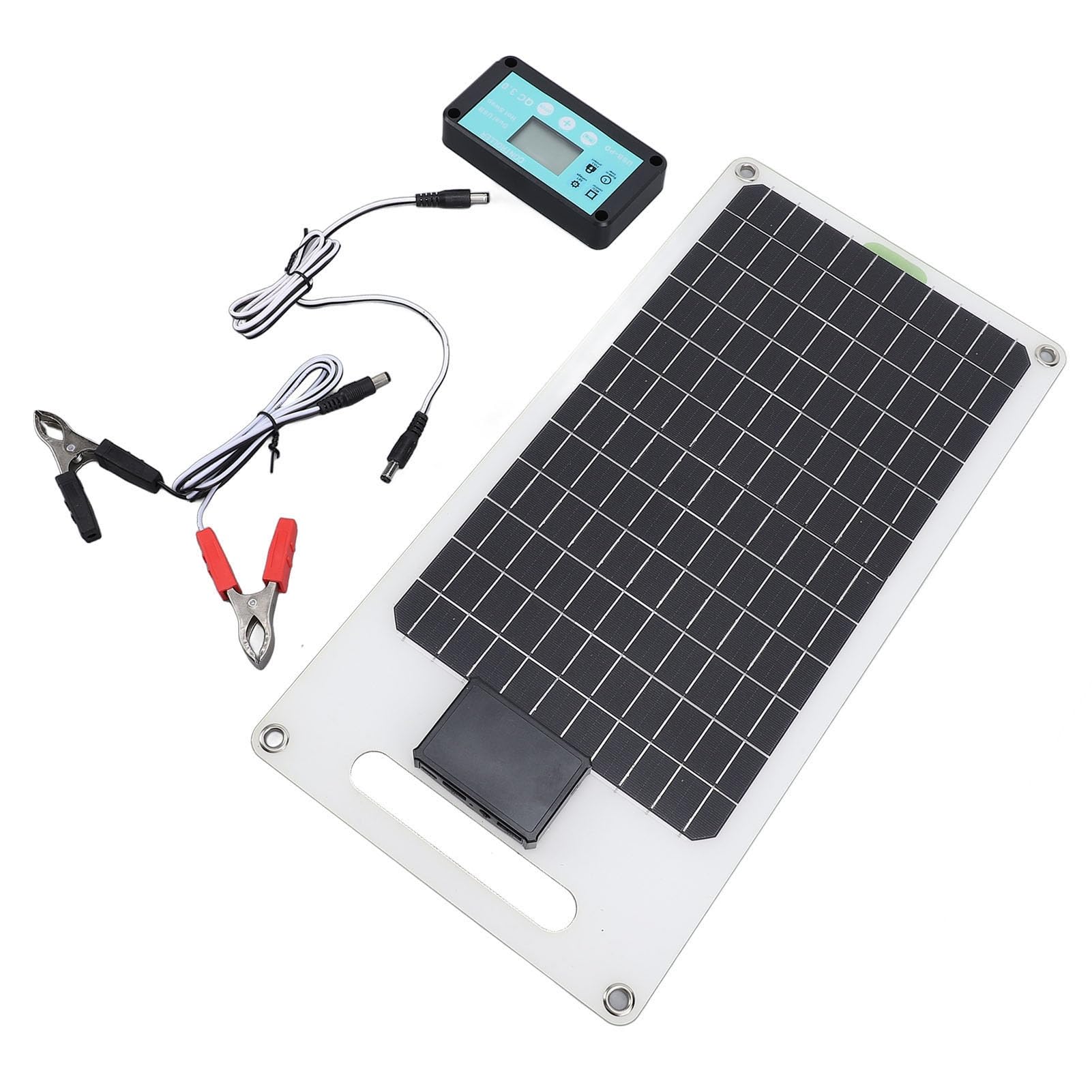 Focket Kit Pannello Solare 50W con Regolatore di Carica MPPT 100A per