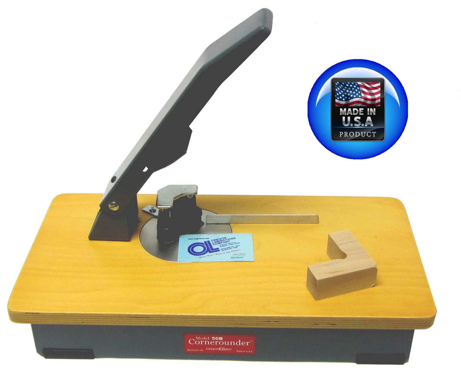 Lassco CR50B Corner Rounder Corner Cutter w/ 1/8" Cutting Die