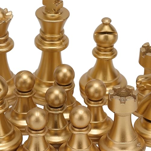 Miniatura 6 de Piezas de ajedrez, 32 piezas de ajedrez de 1.93 pulgadas, piezas de ajedrez resistentes al desgaste, juego de ajedrez para adultos y niños, juguete
