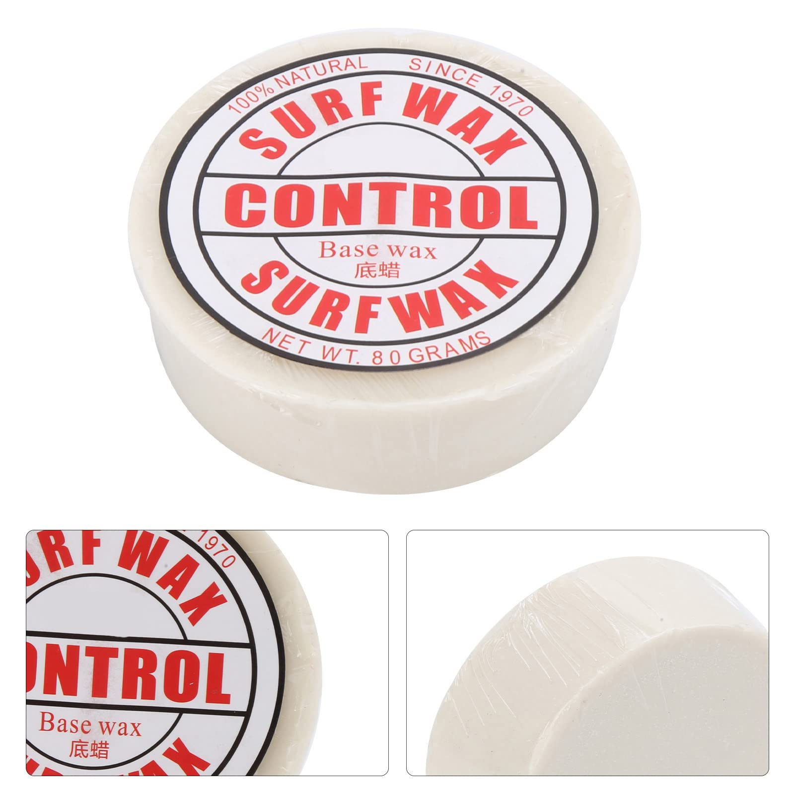 Cera Antiscivolo Skateboard Surf Paraffina per Base Surf Acqua Fredda con Pettine di Cera per Skimboard, Skateboard e Skateboard