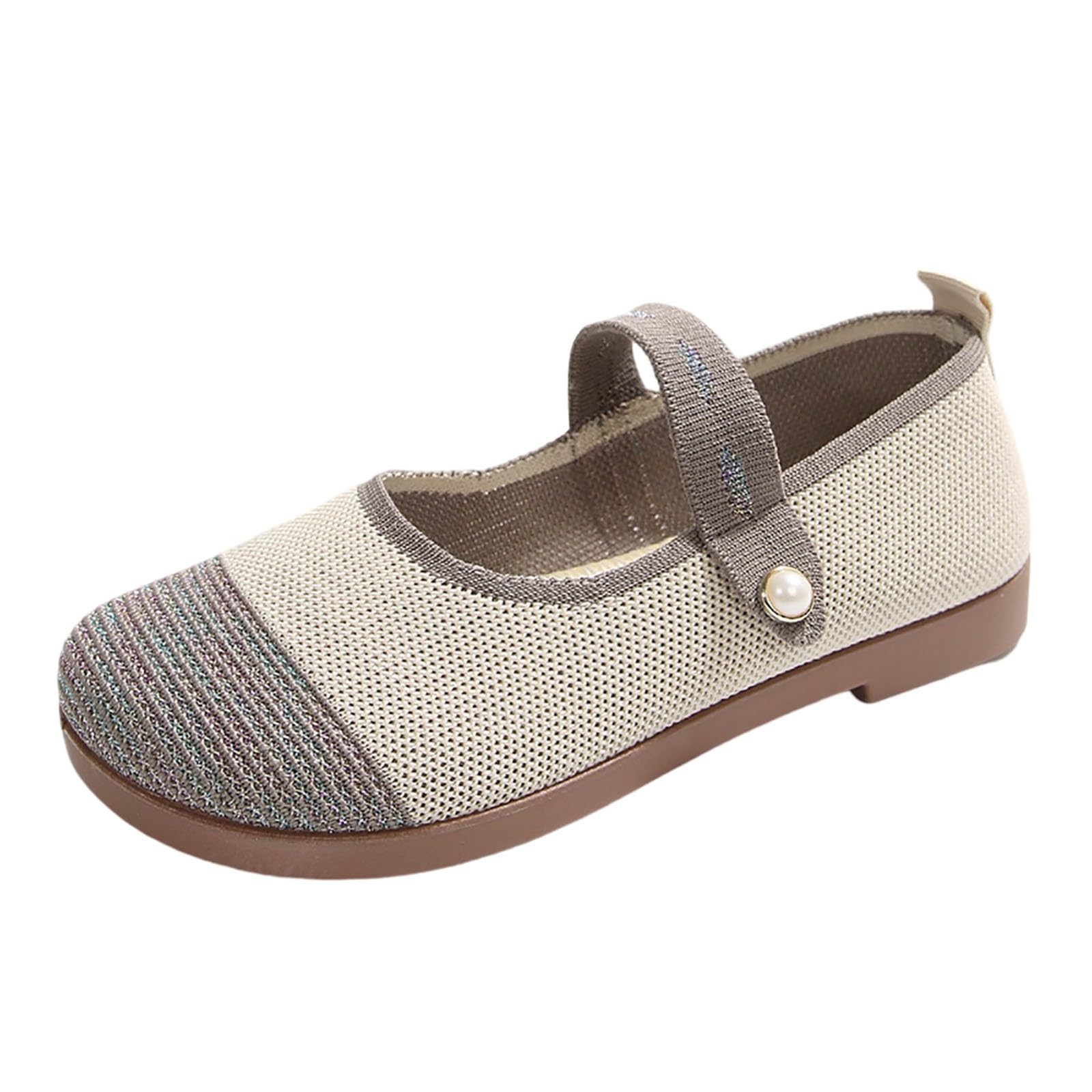 Zapatos elegantes para mujer, estilo casual, uso diario, diseño de malla transpirable con suela plana cómoda, aventuras de primavera y verano