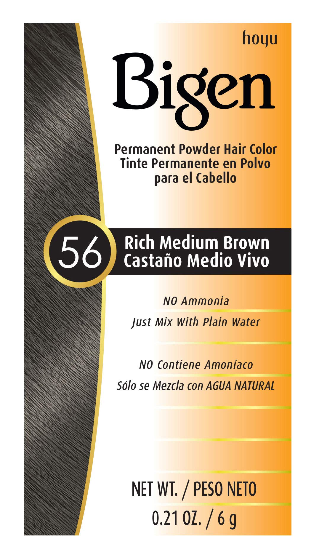 #56 Rich Medium Brown Bigen Permanent Powder - 12 Pack