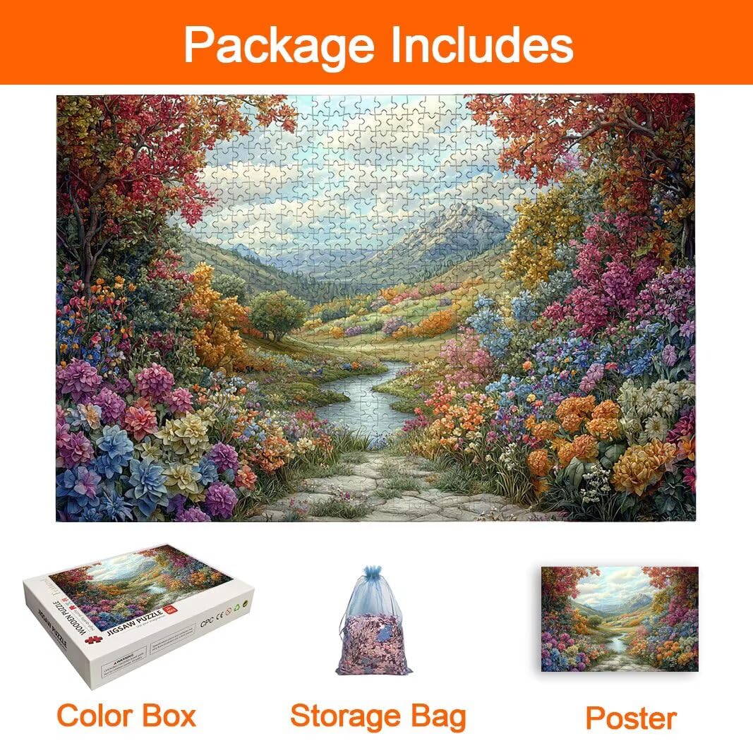 Puzzle Natura, Puzzle 1000 Pezzi Adulti per Decor, Regalo Donna/Uomo -8442
