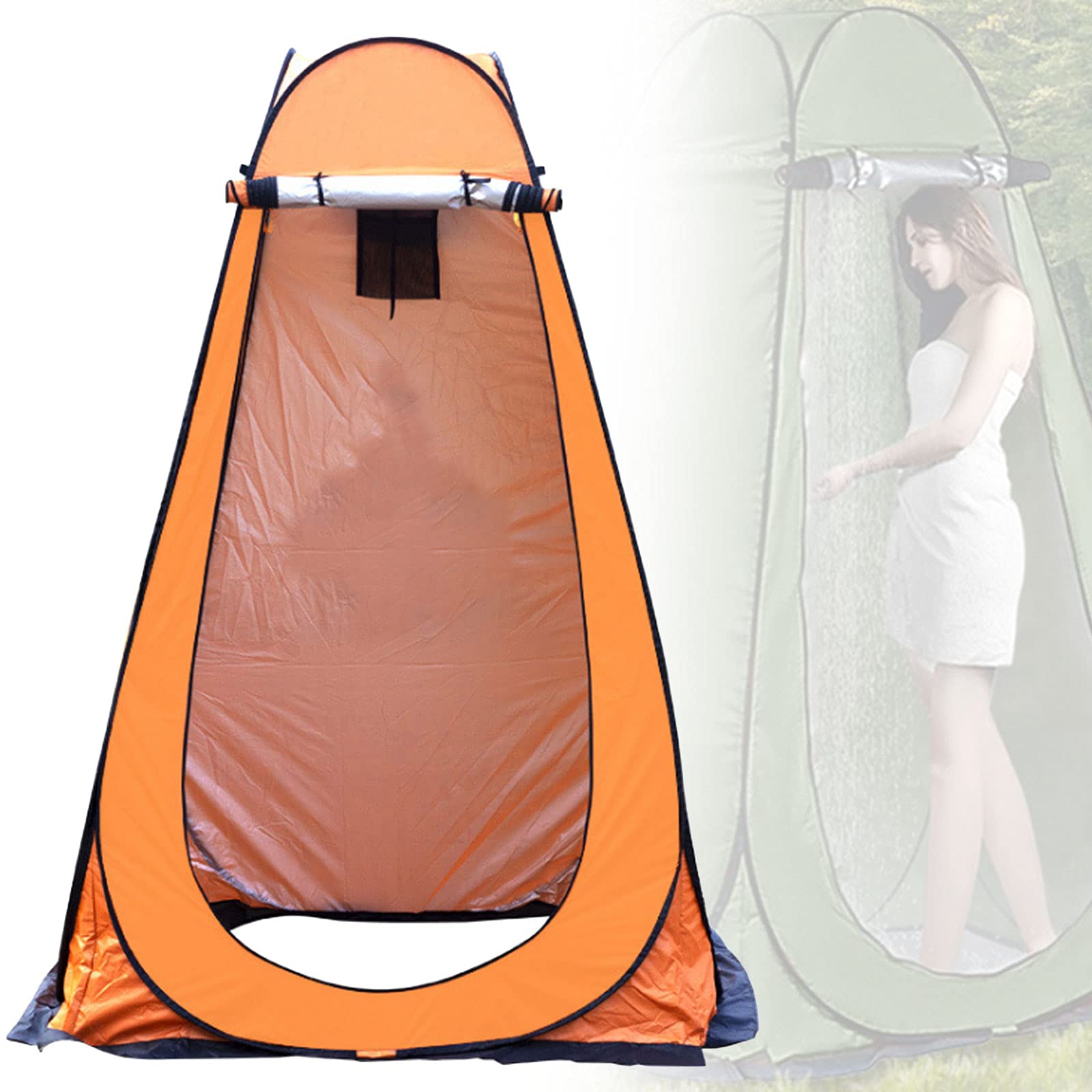 Pop-up Toilettenzelt Umkleidezelt, Tragbar Camping Dusche Zelt, Mobile Umkleidekabine Lagerzelt mit Tragetasche für Camping, Dusche, Umkleidezimmer, Privatsphäre