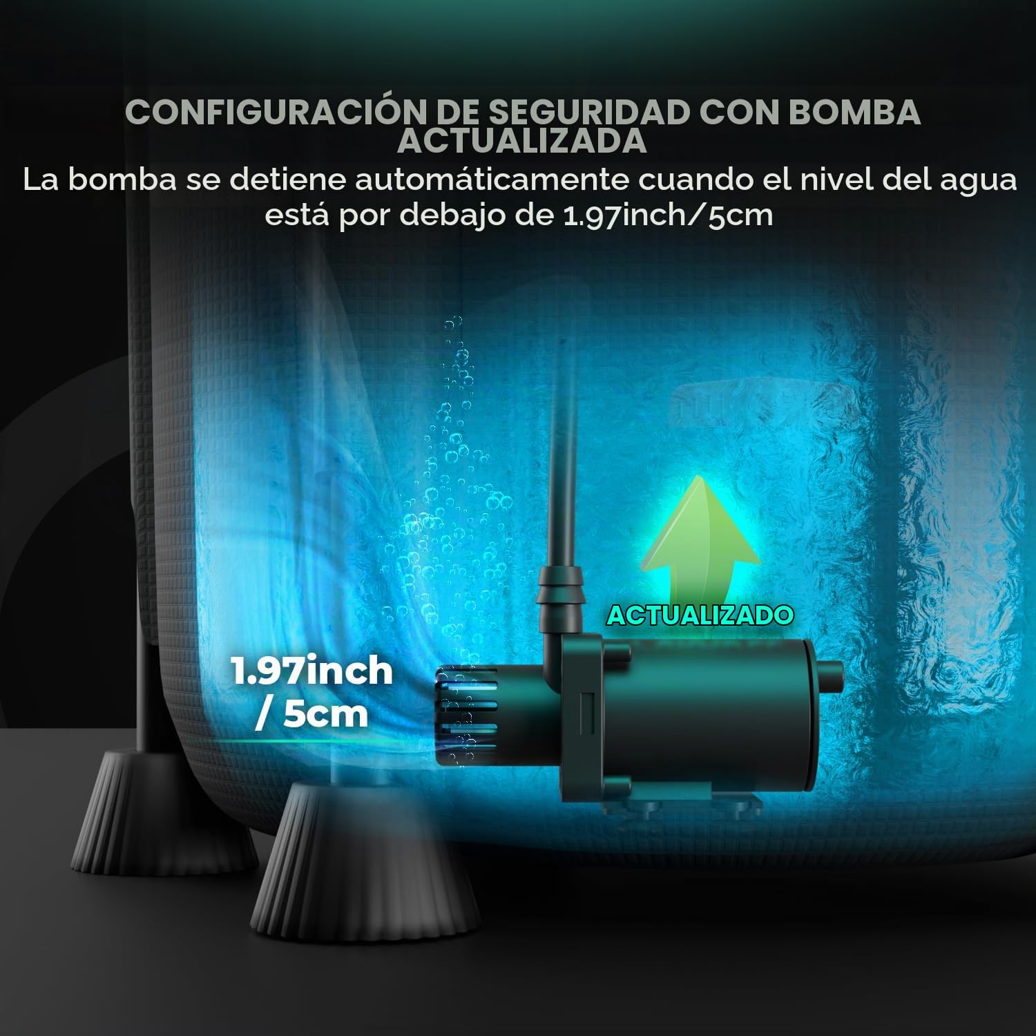 MARS HYDRO 2025 kits de riego por goteo automático con balde plegable de 5 l, bomba de agua mejorada de 24 W, 8 emisores de goteo de jardín para interiores, césped, invernadero, patio