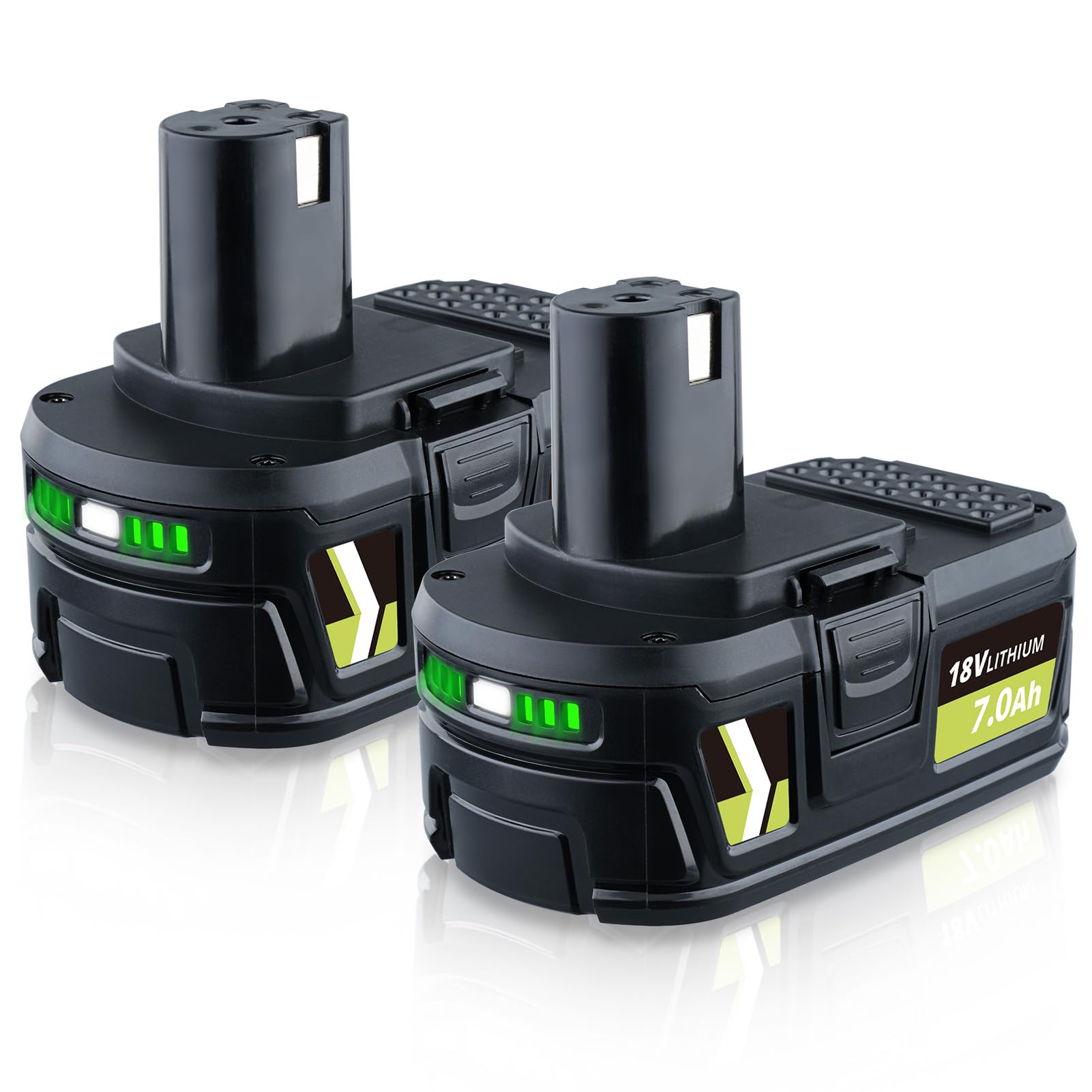 DASNITE2 Pack P108 Replacement for Ryobi 18V Battery 7.0Ah Lithium-ion Compatible for Ryobi Battery RB18L50 RB18L40 RB18L25 RB18L15 RB18L13